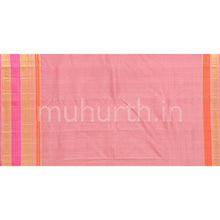 Load image into Gallery viewer, Arakku Kanjivaram Silk Saree with Pink