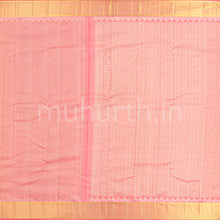 Load image into Gallery viewer, Kanjivaram Peach Silk Saree