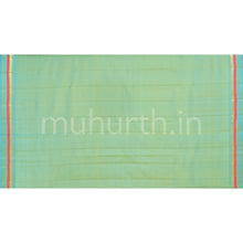 Load image into Gallery viewer, Sampanga Kanjivaram Silk Saree with Sea Green