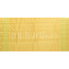 Load image into Gallery viewer, Peach Tissue Vaira Oosi Kanjivaram Silk Saree with Light Elaichi