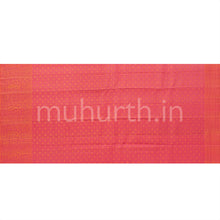 Load image into Gallery viewer, Orange Kanjivaram Silk Saree with Pink