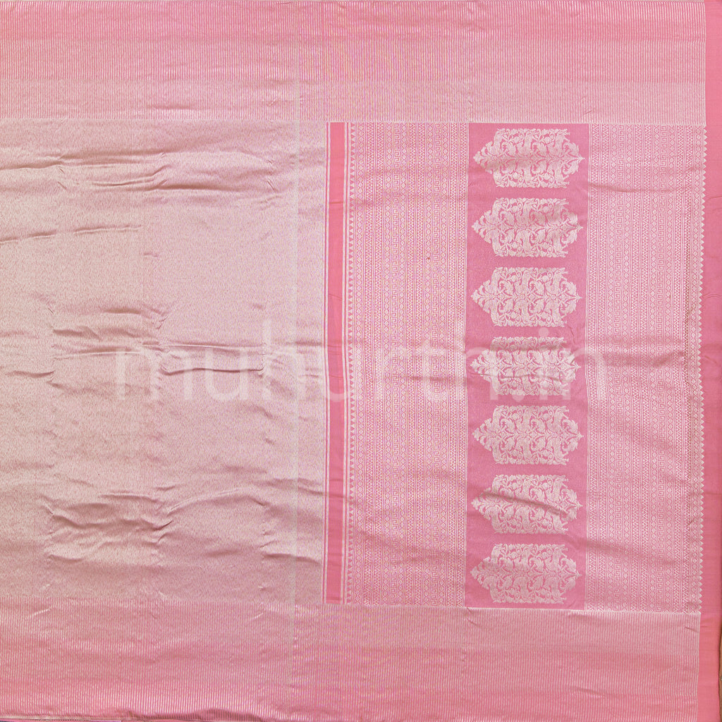 Kanjivaram Light Pink Silk Saree