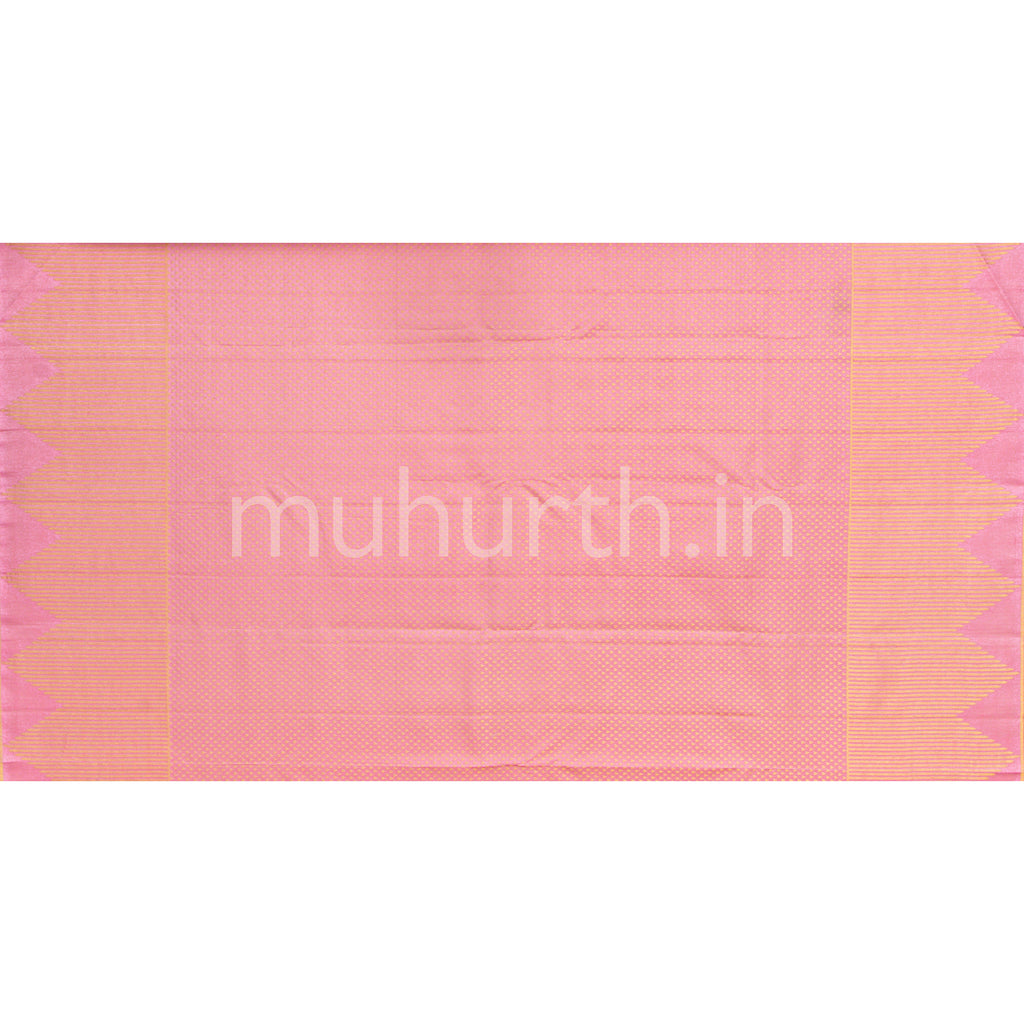 Baby Pink Kanjivaram Silk Saree