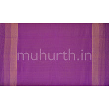 Load image into Gallery viewer, Meenakshi Violet Kanjivaram Silk Saree