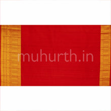 Load image into Gallery viewer, Kanjivaram Lavender Silk Saree with Red