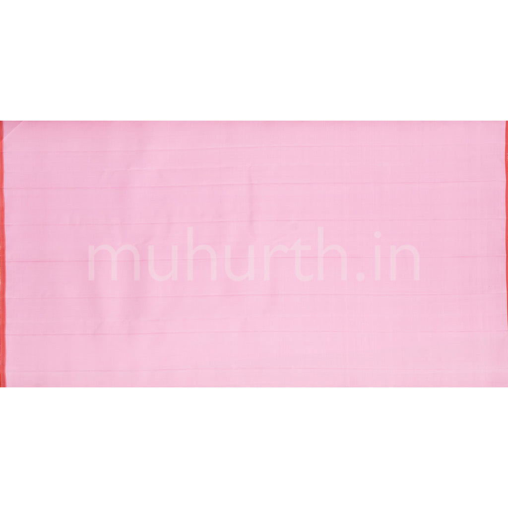 Peach Kanjivaram Silk Saree