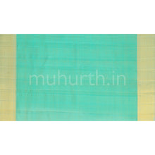 Load image into Gallery viewer, Sea Green Rangkat Kanjivaram Silk Saree