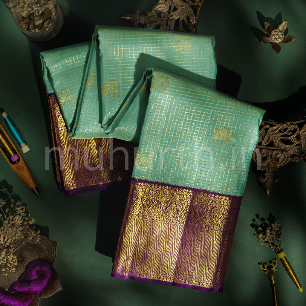 Rexona Pure Kanjivaram Silk Saree with Meenakshi
