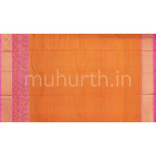 Load image into Gallery viewer, Kanjivaram Tissue Off-White Silk Saree with Pink