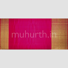 Load image into Gallery viewer, Kanjivaram Vijaya Silk Saree with Orange Rose