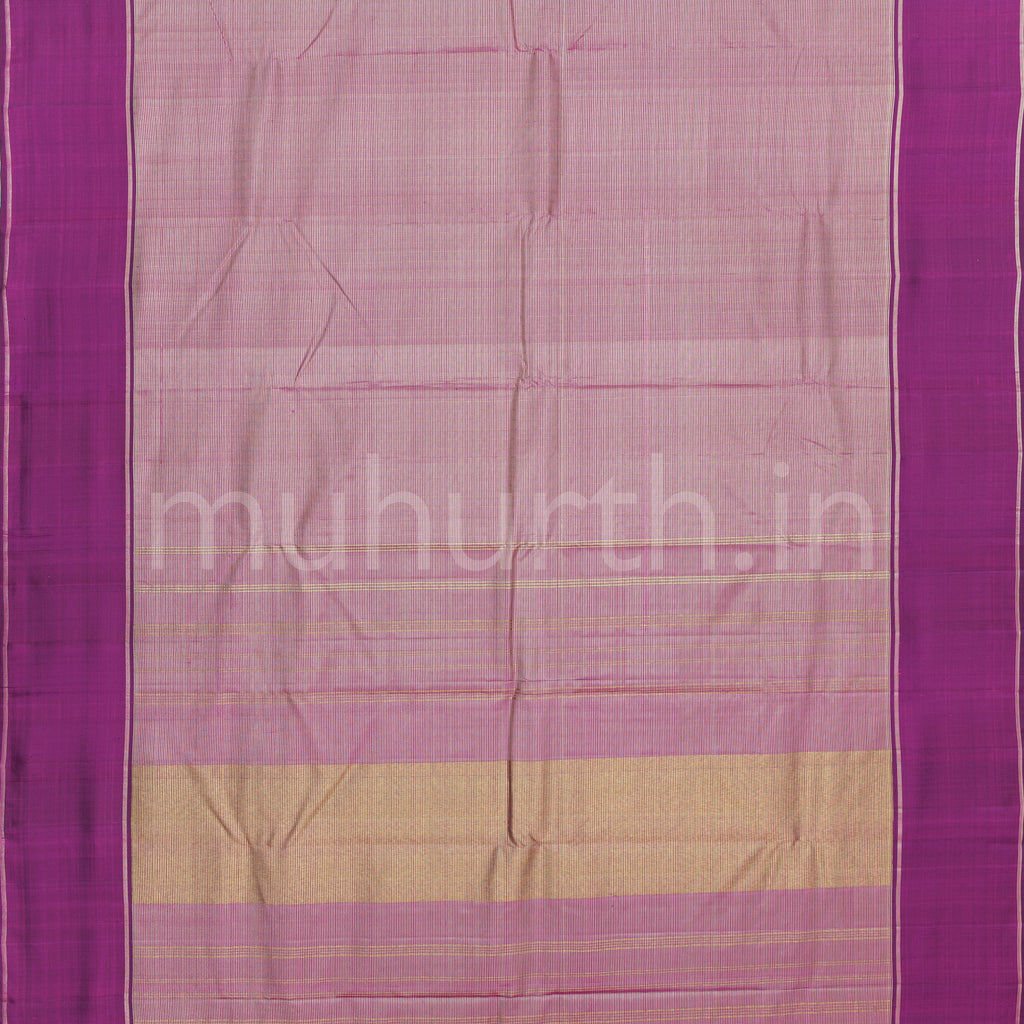 Magenta Pure Kanjivaram Silk Saree