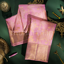 Load image into Gallery viewer, Pink Kanjivaram Silk Saree