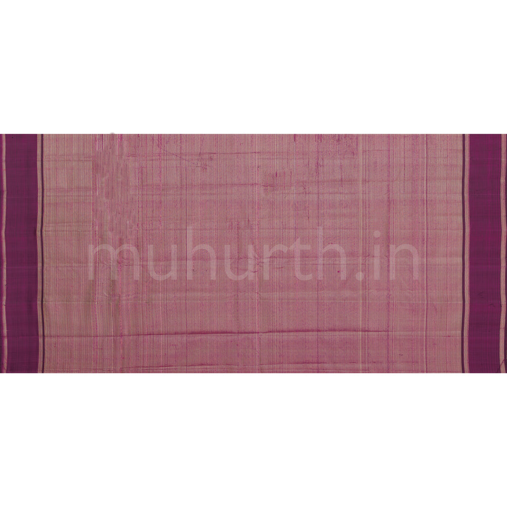 Magenta Pure Kanjivaram Silk Saree