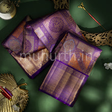 Load image into Gallery viewer, Kanjivaram Magenta Silk Saree