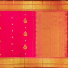 Load image into Gallery viewer, Kanjivaram Rani Floral Butta Silk Saree