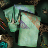 Sea Green Pure Rangkat Luxury Kanjivaram Silk Saree