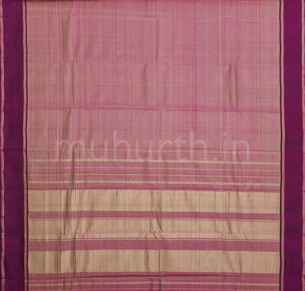 Magenta Pure Kanjivaram Silk Saree