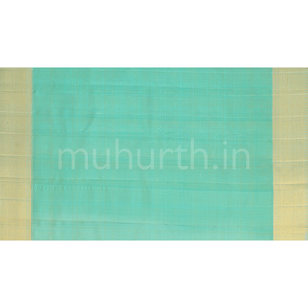 Sea Green Rangkat Kanjivaram Silk Saree