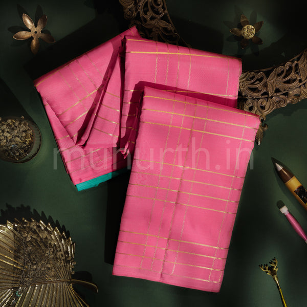 Pink Pure Kanjivaram Silk Saree