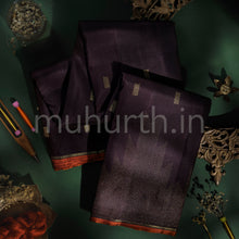 Load image into Gallery viewer, Deep Pakku Pure Zari Kanjivaram Silk Saree