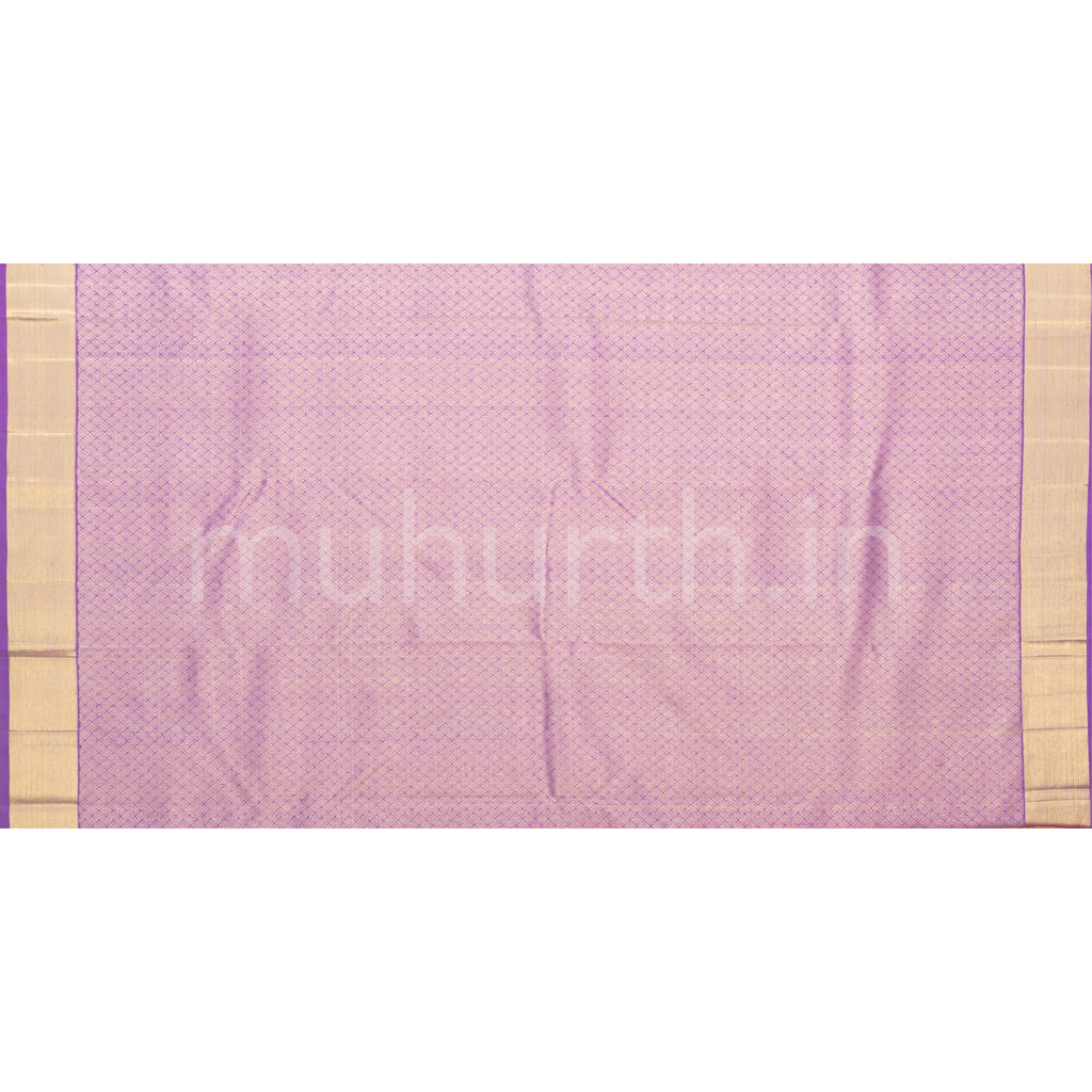 Lavender Kanjivaram Silk Saree