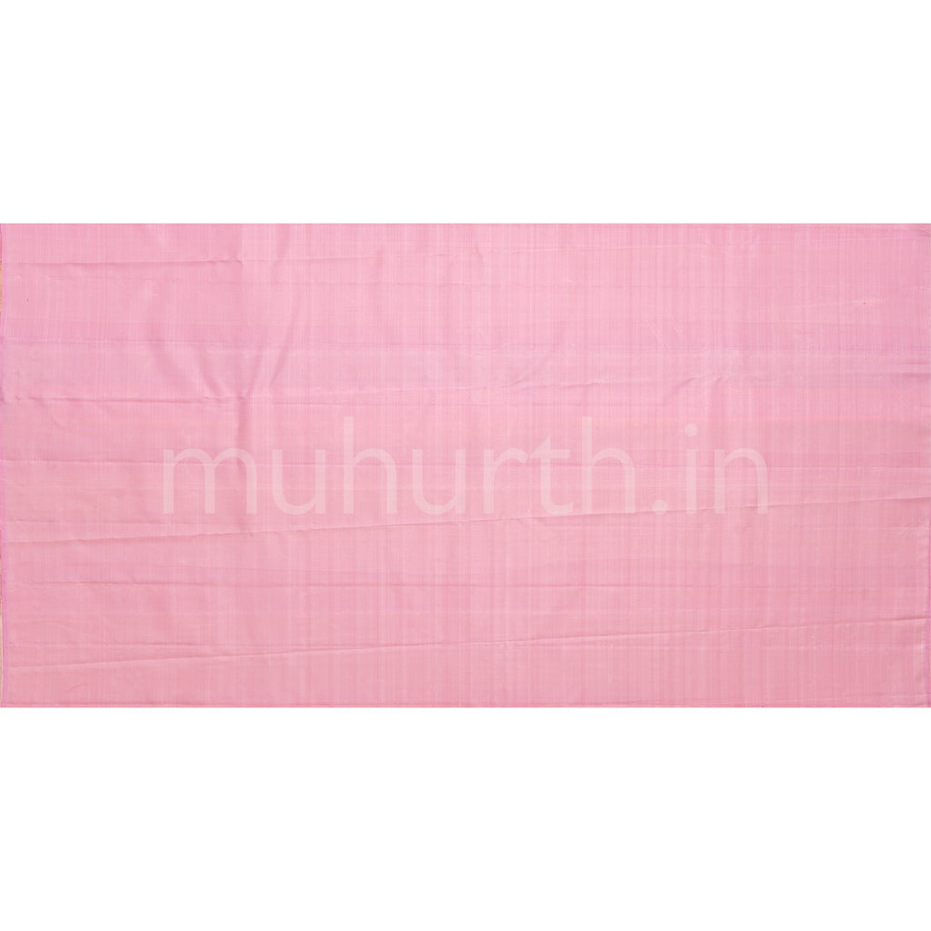 Light Mustard Kanjivaram Silk Saree