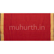 Load image into Gallery viewer, Bright Red Vaira Oosi Kanjivaram Silk Saree