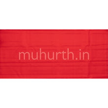 Load image into Gallery viewer, Light Orange Kanjivaram Silk Saree with Red