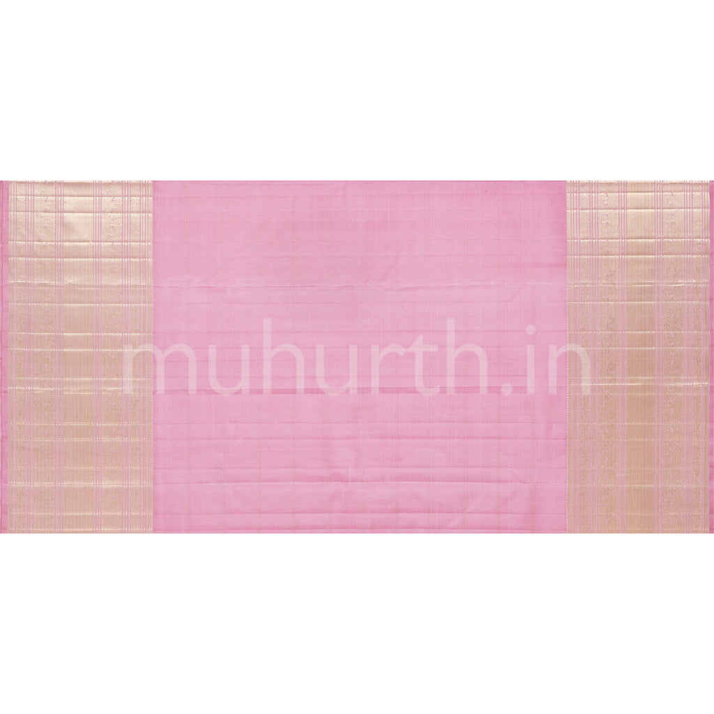 Pastel Pink Kanjivaram Silk Saree