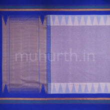 Load image into Gallery viewer, Kanjivaram Violet Vari Kattam Silk Saree