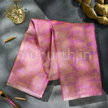 Load image into Gallery viewer, Kanjivaram Pastel Pink Silk Saree
