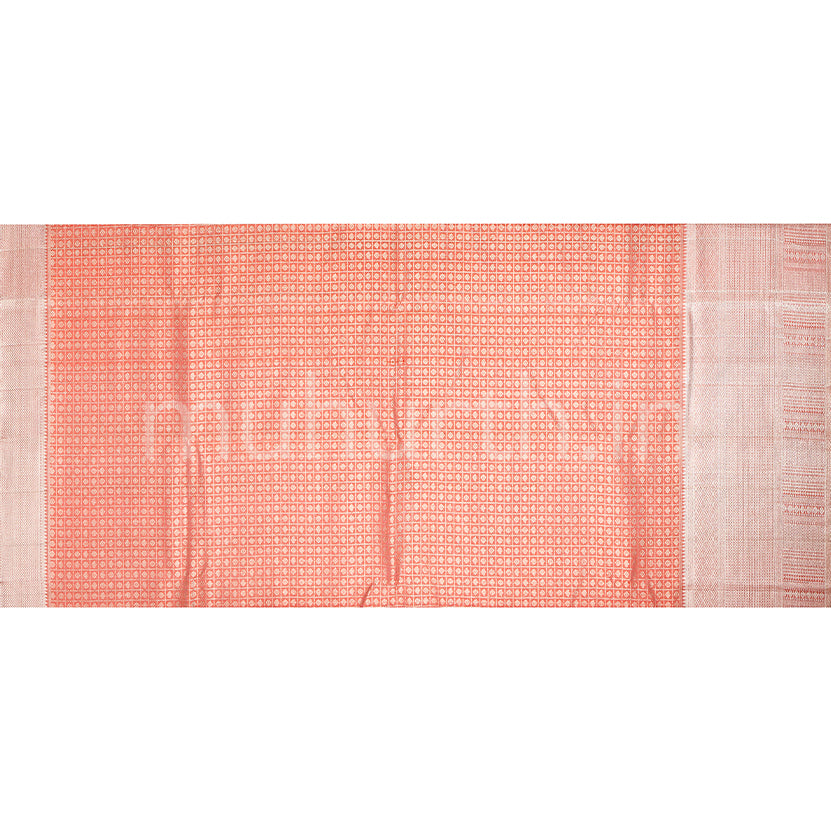 Kanjivaram Peach Silk Saree